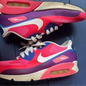Women’s Unisex Hot Pink Nike Air Max 90 Premium Hyperfuse US 10 UK